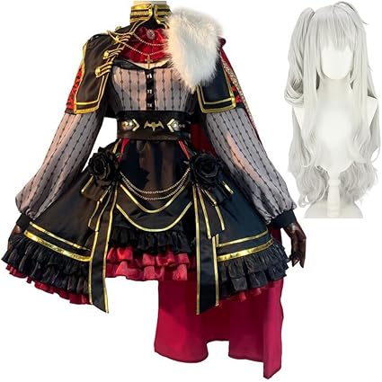 「即発送可」にじさんじ葛葉　サーニャ　女体化　コスプレ衣装M\ウィッグ 即発送可」にじさんじ葛葉 サーニャ 女体化 コスプレ衣装M